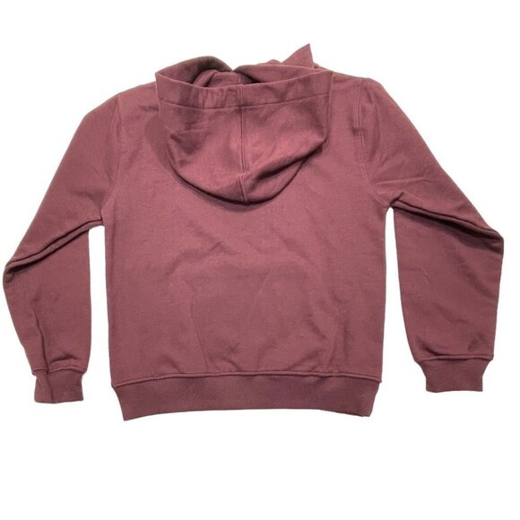 GTM SPORTSWEAR Unisex‎ Kids Fleece Hoodie Sizes YS/YM/YXL Burgundy Maroon NWT - Picture 2 of 11